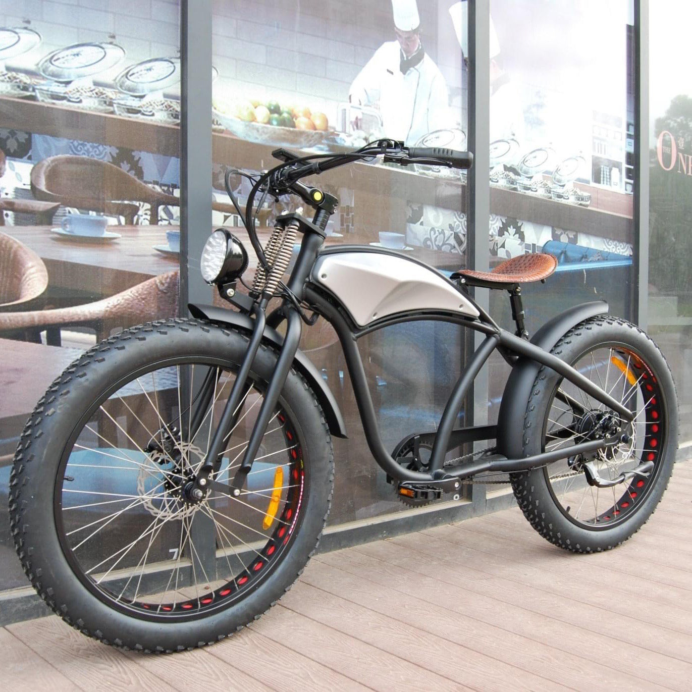 electric bicycle beach cruiser Fat Tire Electric Beach Cruiser – ebikebunker.com