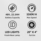 FREEGO F1-PRO 1400W Electric Bike 20X4" Fat Tire 48V/22.5Ah Removable Battery