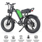 E-Bike 500W 48V Pedal Assist Electric Bike Off Road 20X4" Fat Tire All Terrain Electric Bicycle