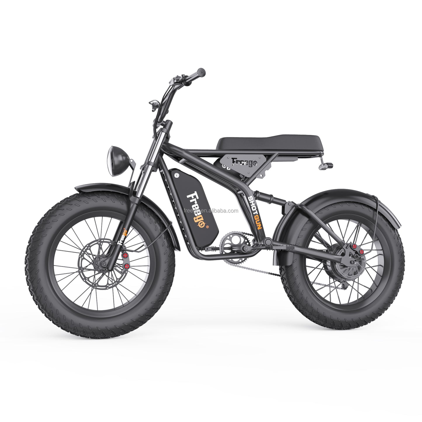 FREEGO F1-PRO 1400W Electric Bike 20X4" Fat Tire 48V/22.5Ah Removable Battery