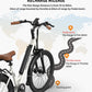 Aostirmotor G350 350W Electric Bike for Commuter 26X2.1" Tire 36V 10Ah Removable Battery Shimano 7 Speed